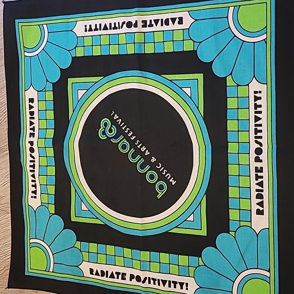 Bonaroo music & Art festival 2024 Bandanna.